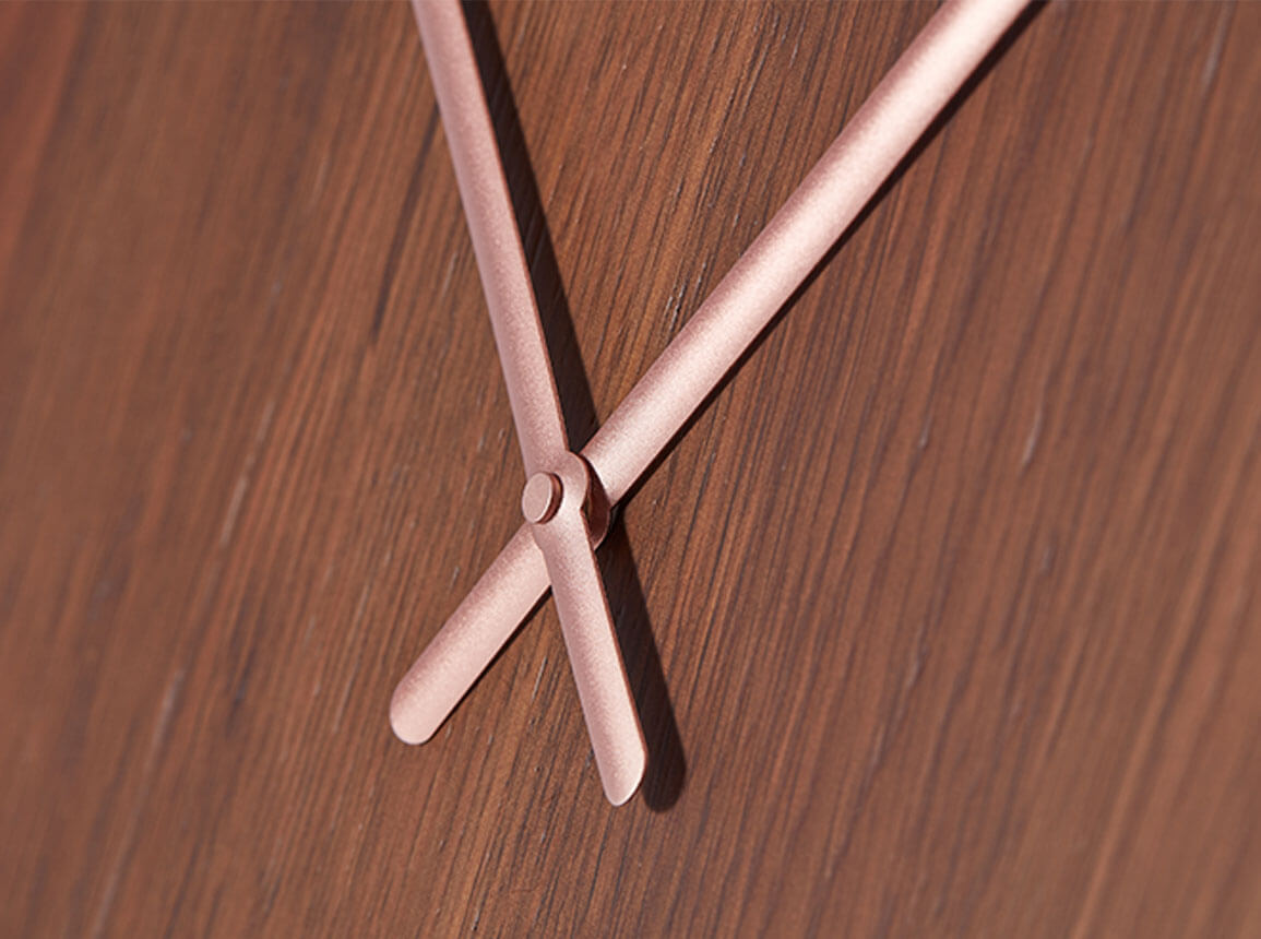 Wand- & Tischuhr CLARA OAK